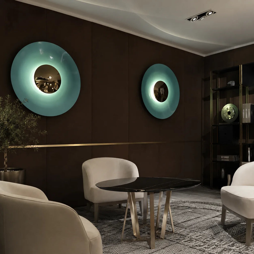 Raisa Nordic Round Metal LED Wall Light