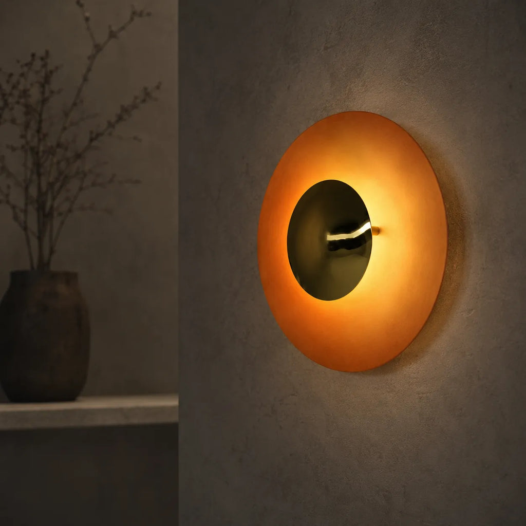 Raisa Nordic Round Metal LED Wall Light