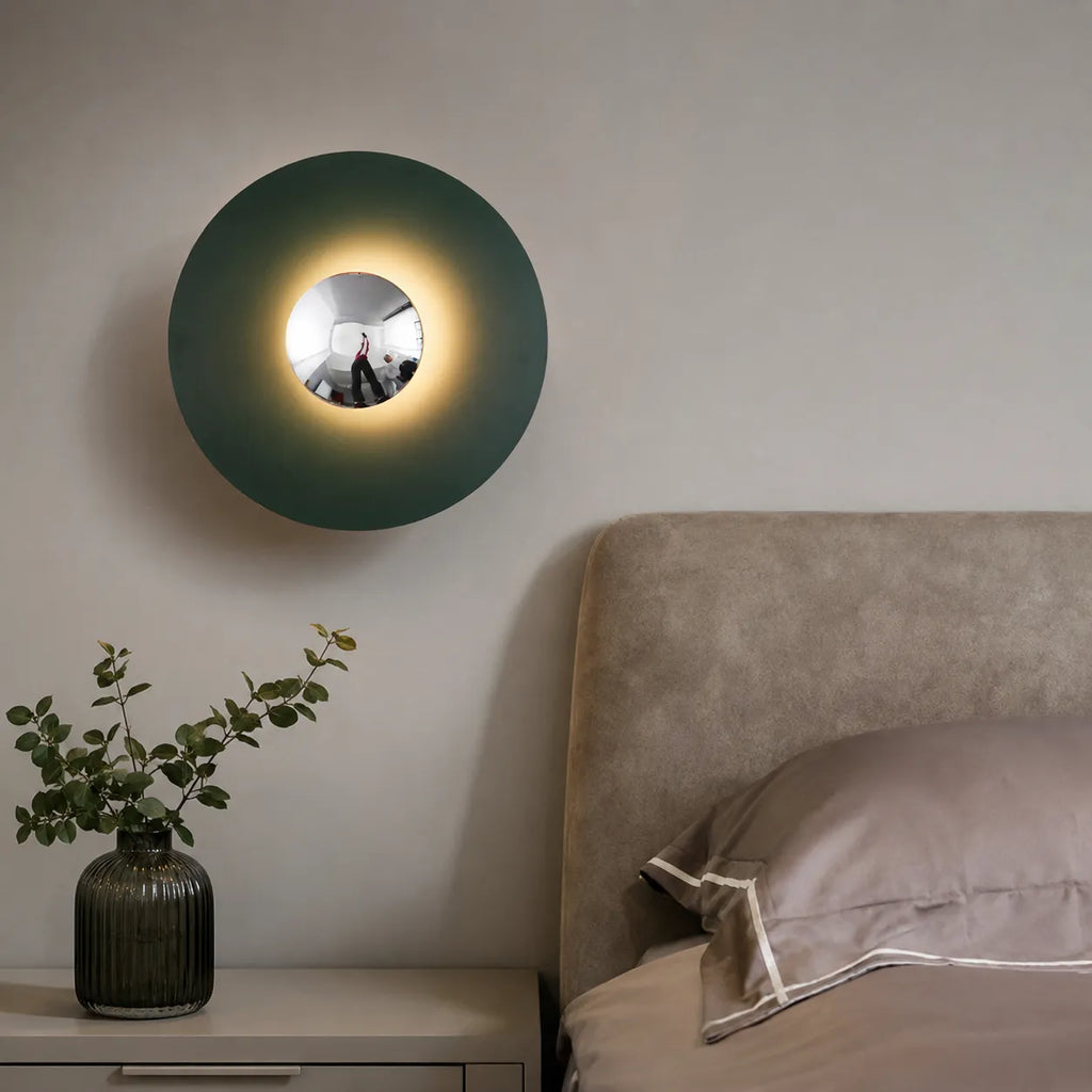 Raisa Nordic Round Metal LED Wall Light