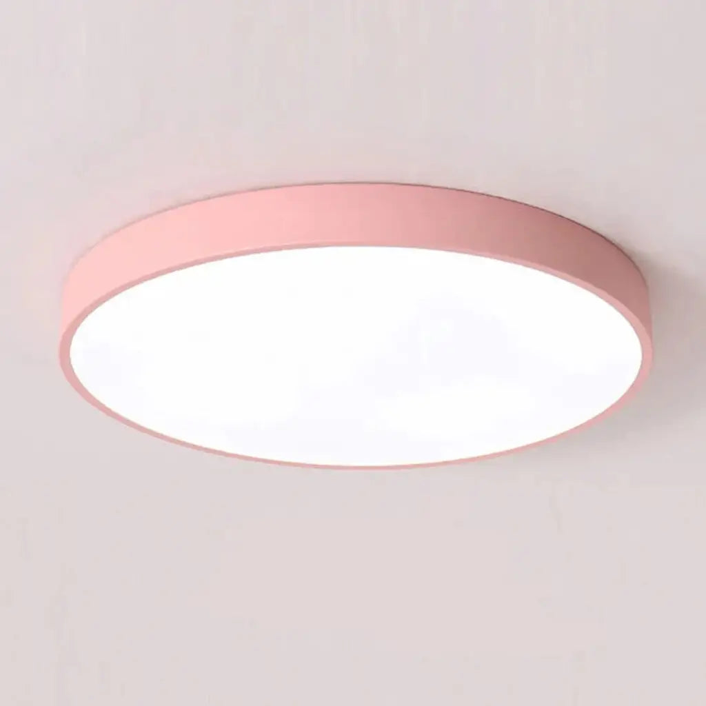 Disc Minimalist Round LED Flush Mount Ceiling Light