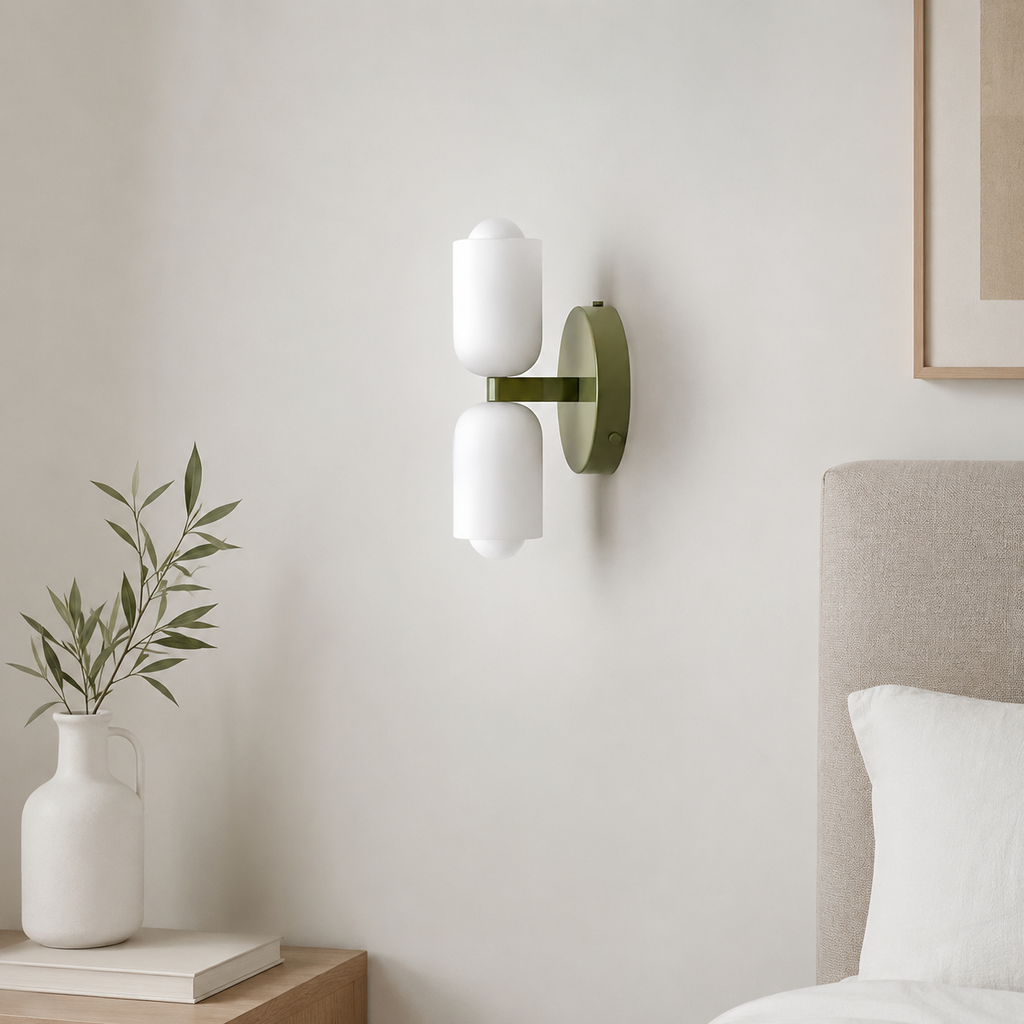 Cillian Modern Cream Acrylic Up & Down Wall Light