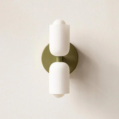 Elegance Cream Acrylic Wall Light with Minimal Metal Base