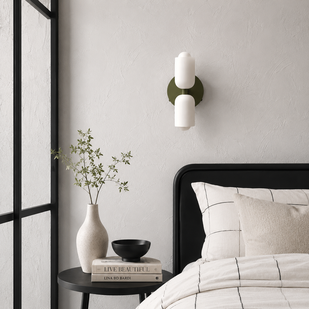 Cillian Modern Cream Acrylic Up & Down Wall Light