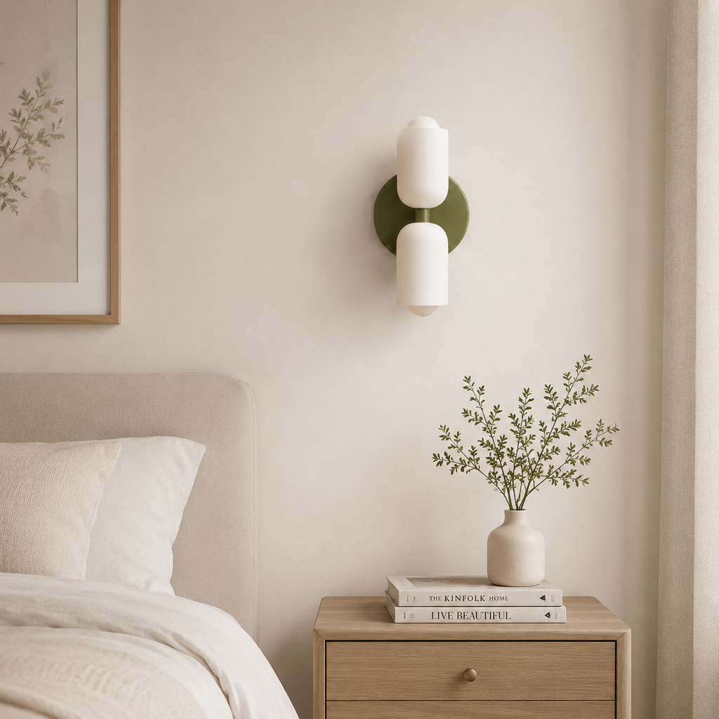 Cillian Modern Cream Acrylic Up & Down Wall Light
