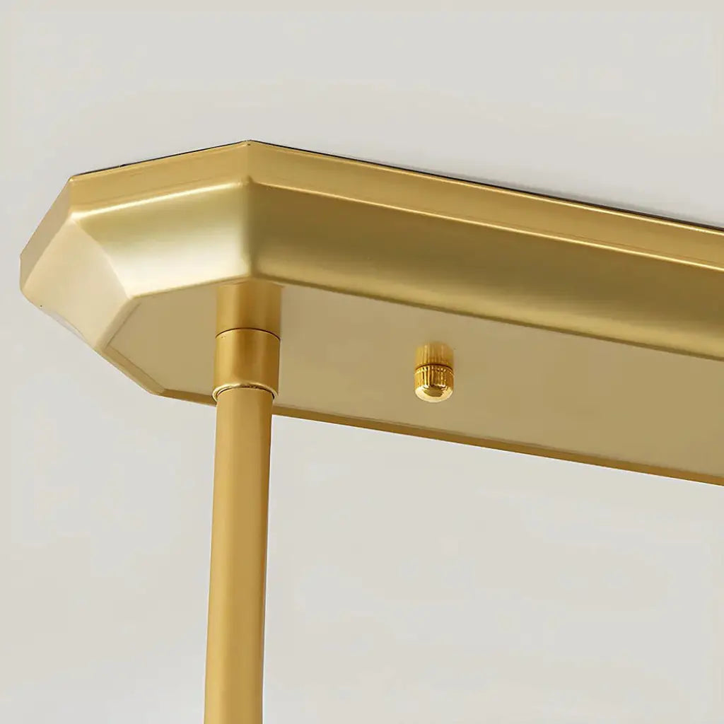 Exhibit Modern Faceted Glass Linear Pendant Light