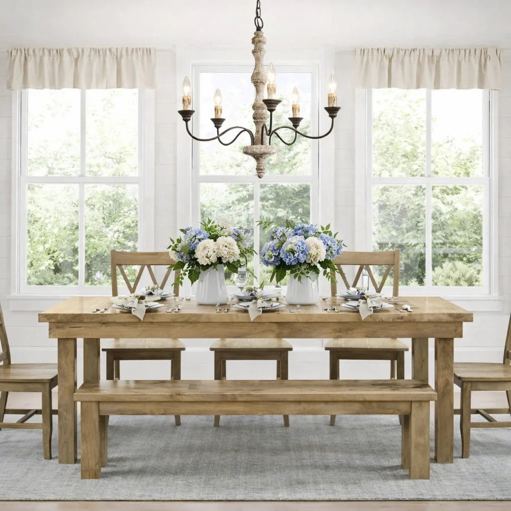 Farmhouse Candle Style Chandelier