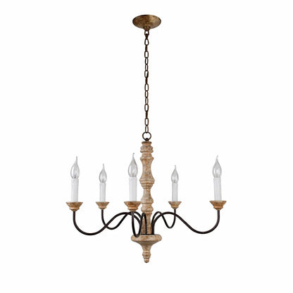 Farmhouse Candle Style Chandelier