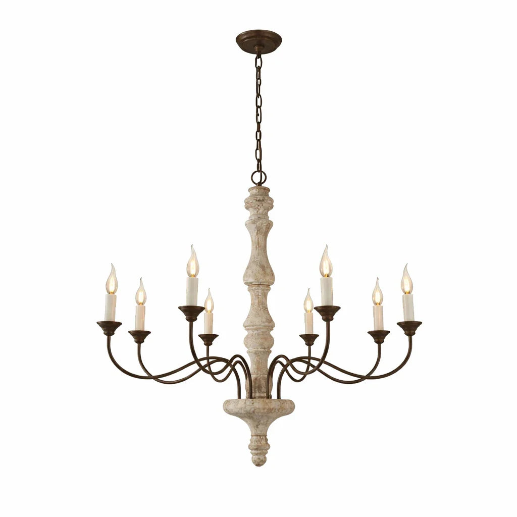 Farmhouse Candle Style Chandelier
