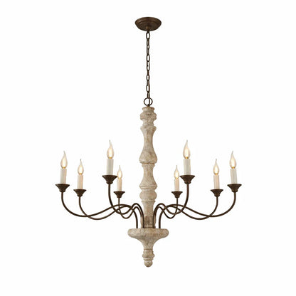 Farmhouse Candle Style Chandelier