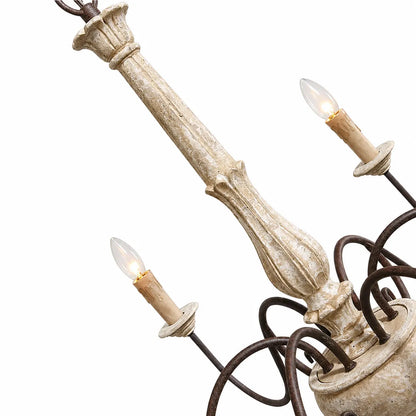 Farmhouse Candle Style Chandelier