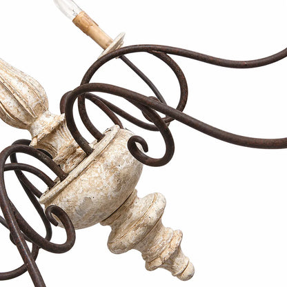 Farmhouse Candle Style Chandelier