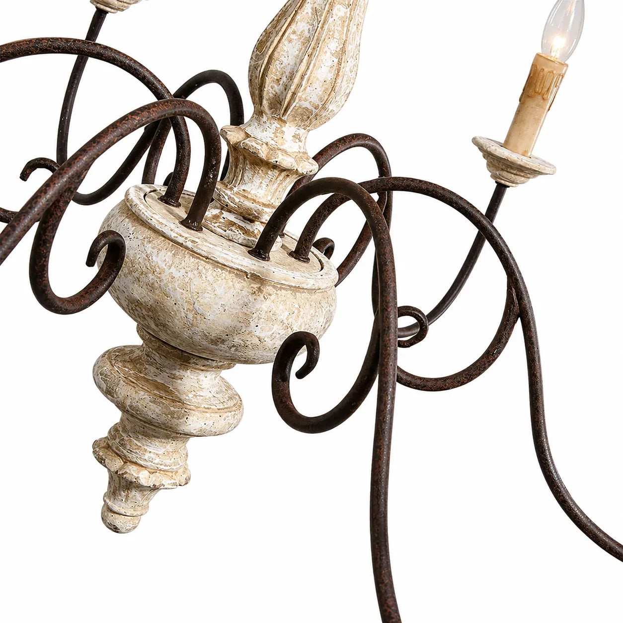 Farmhouse Candle Style Chandelier