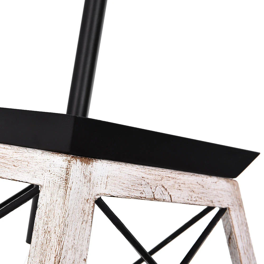 Lorelai Farmhouse Rustic Metal Square Pendant Light