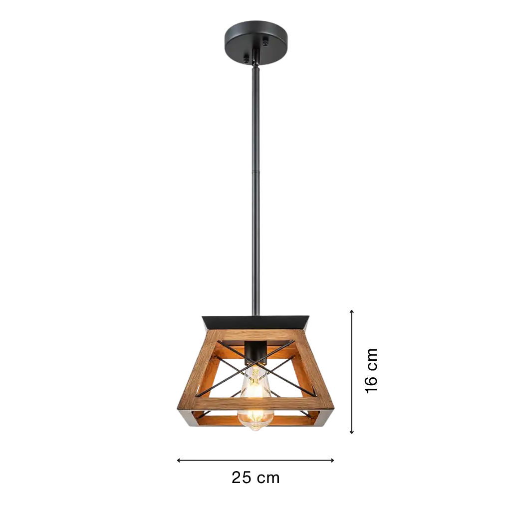 Farmhouse Square Pendant Light