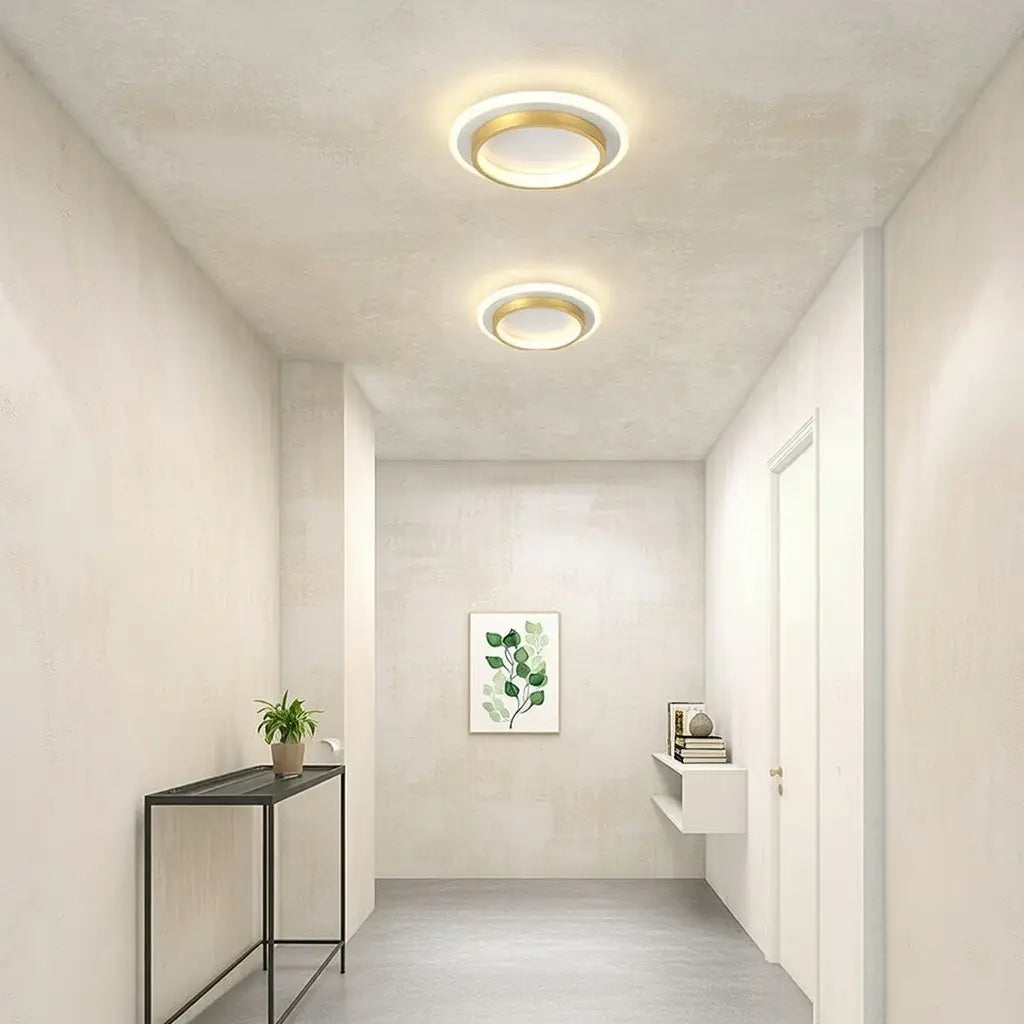 Float Modern Halo Ring LED Flush Mount Ceiling Light