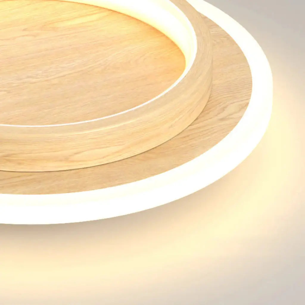 Float Modern Halo Ring LED Flush Mount Ceiling Light