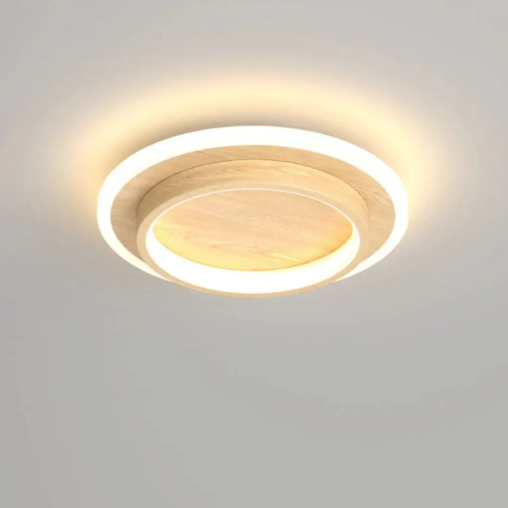 Float Modern Halo Ring LED Flush Mount Ceiling Light