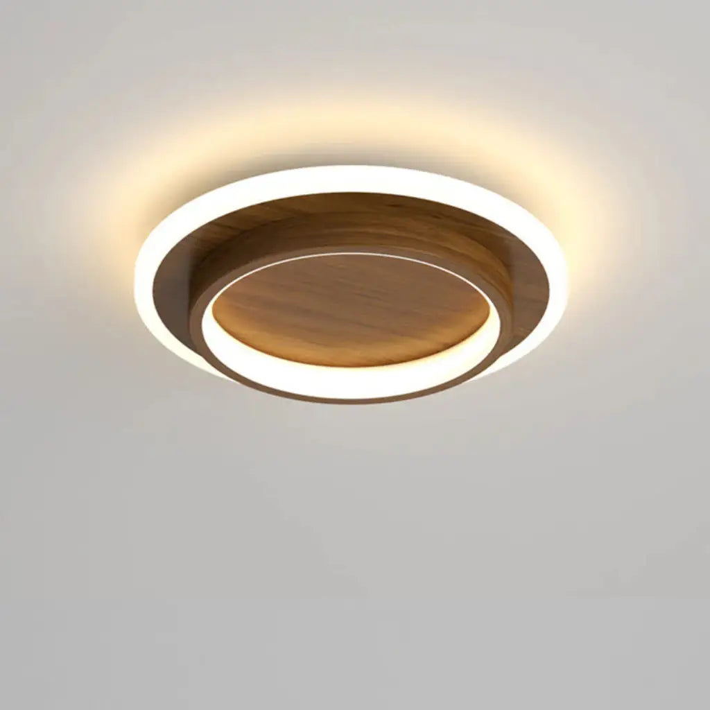 Float Modern Halo Ring LED Flush Mount Ceiling Light