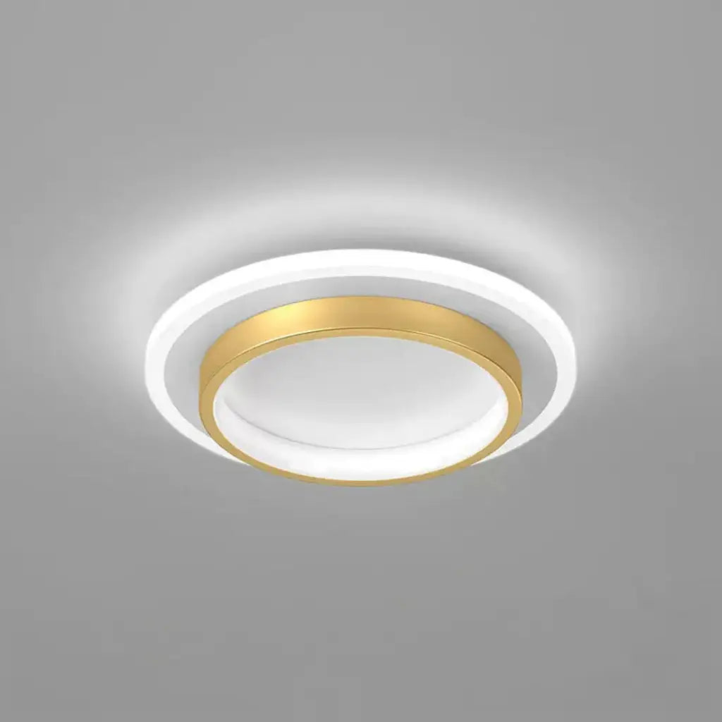 Float Modern Halo Ring LED Flush Mount Ceiling Light