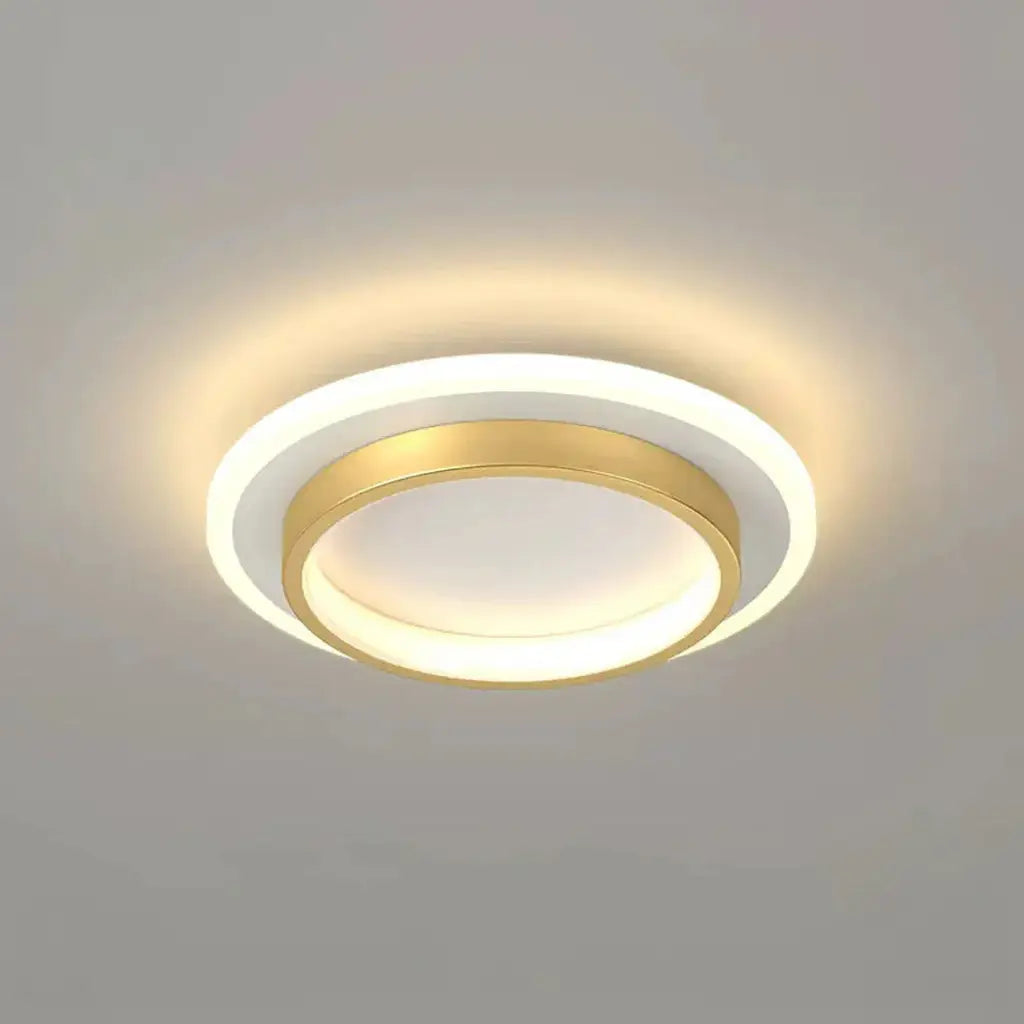 Float Modern Halo Ring LED Flush Mount Ceiling Light