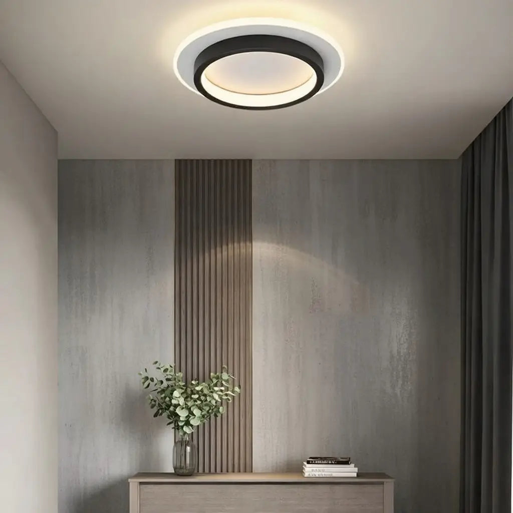 Float Modern Halo Ring LED Flush Mount Ceiling Light