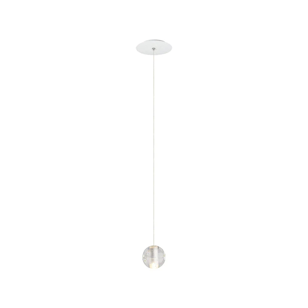 Alden Modern Crystal Water Drop Cluster Pendant Light