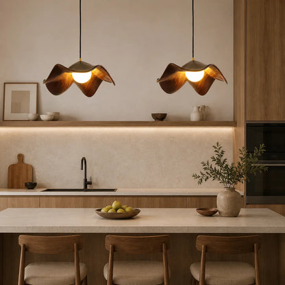 Avavia Flowing Resin Dome Pendant Light