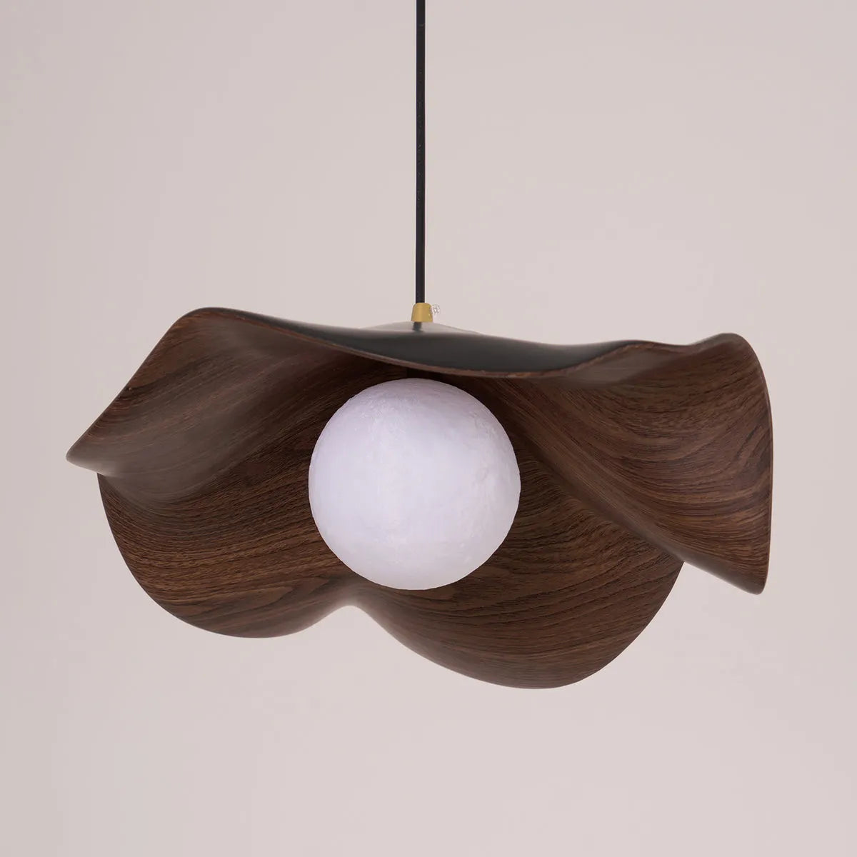 Avavia Organic Lotus Resin Dome Pendant Light