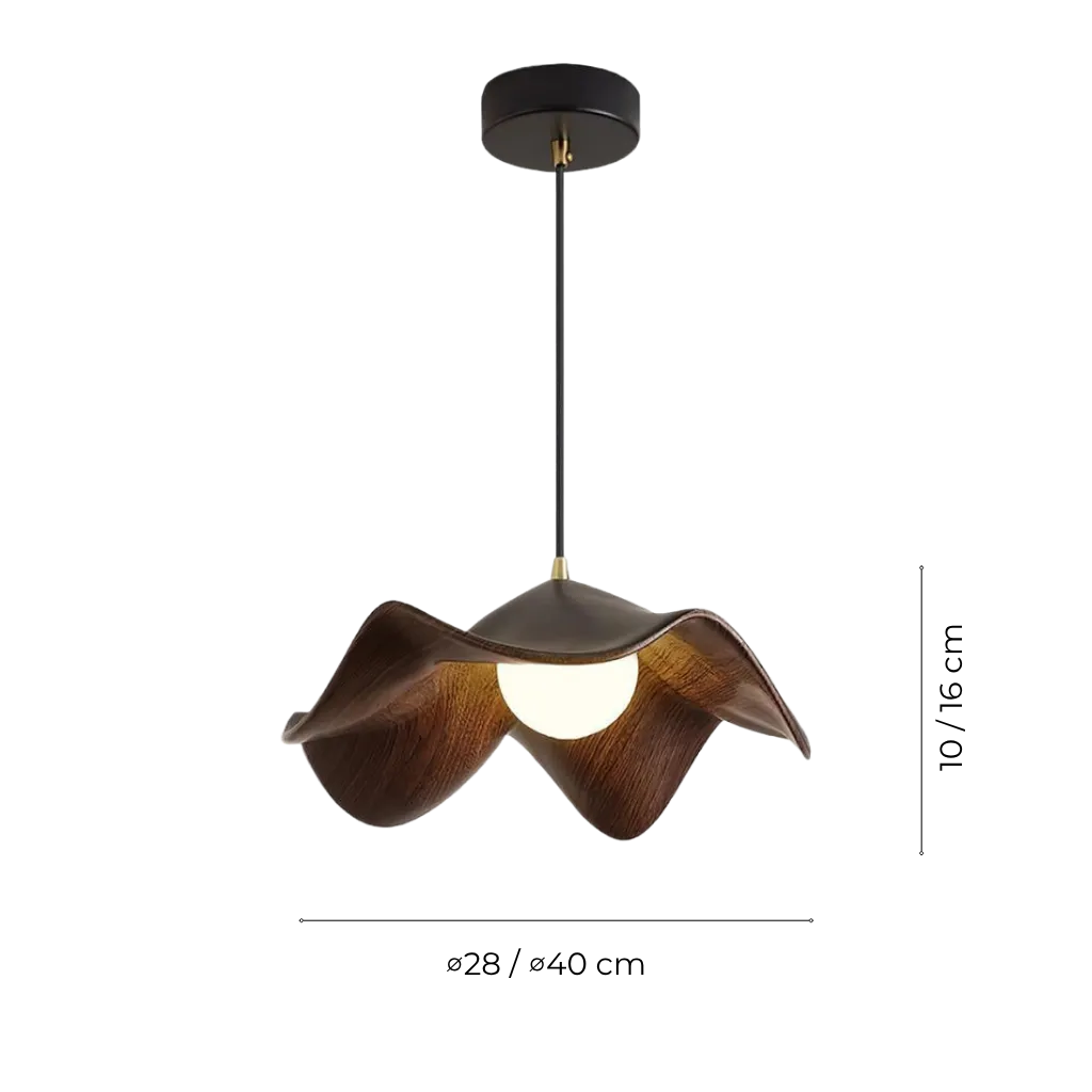 Avavia Flowing Resin Dome Pendant Light