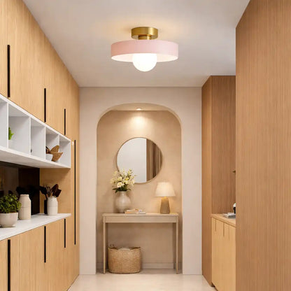 French Bauhaus Modern Ceiling Light