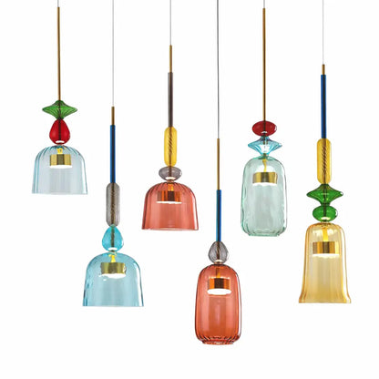 Glacia Modern Glass Pendant Light