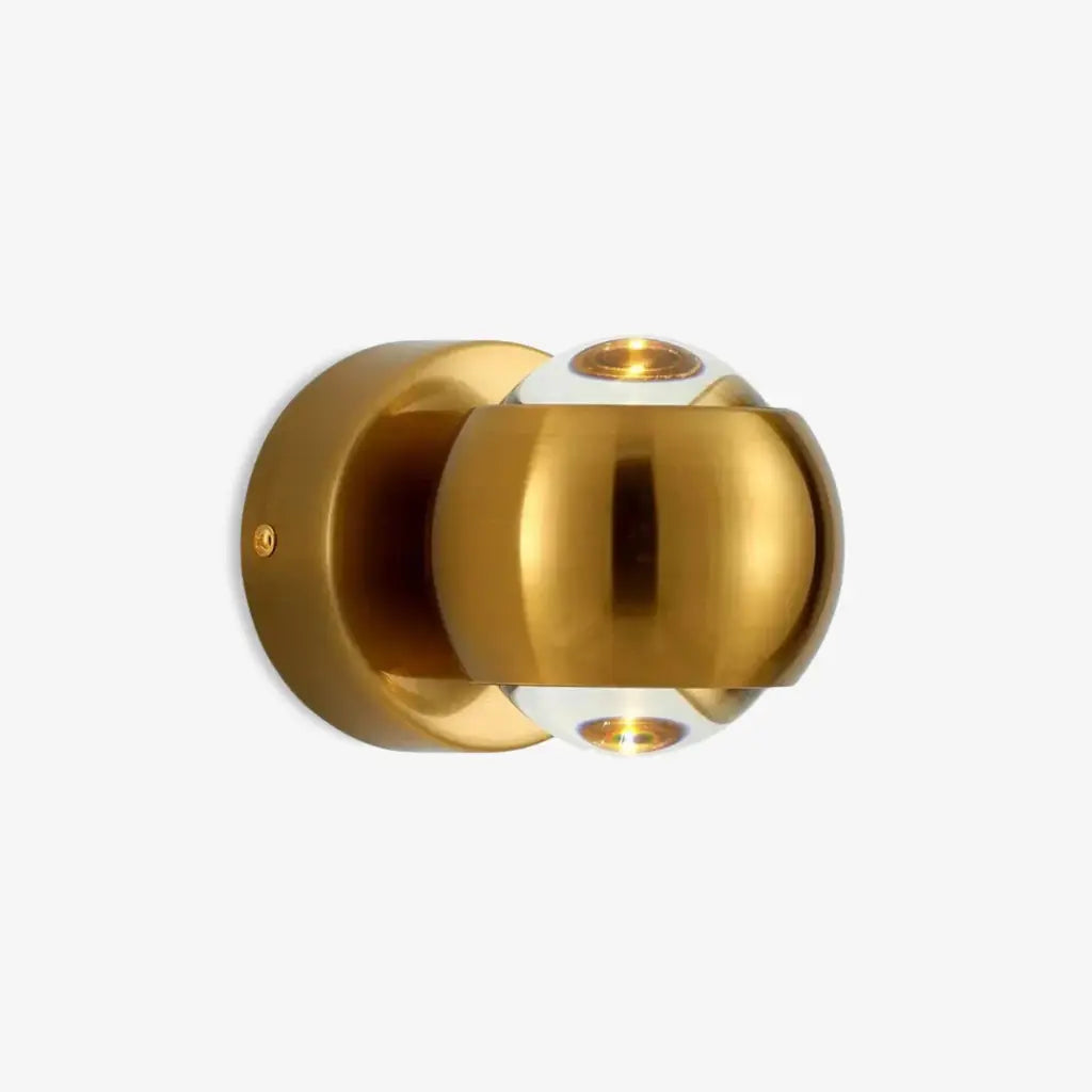 Halo Modern Crystal Hourglass Up & Down Wall Light