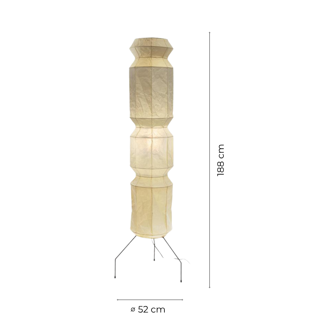 Handmade Washi Paper Floor Lamp