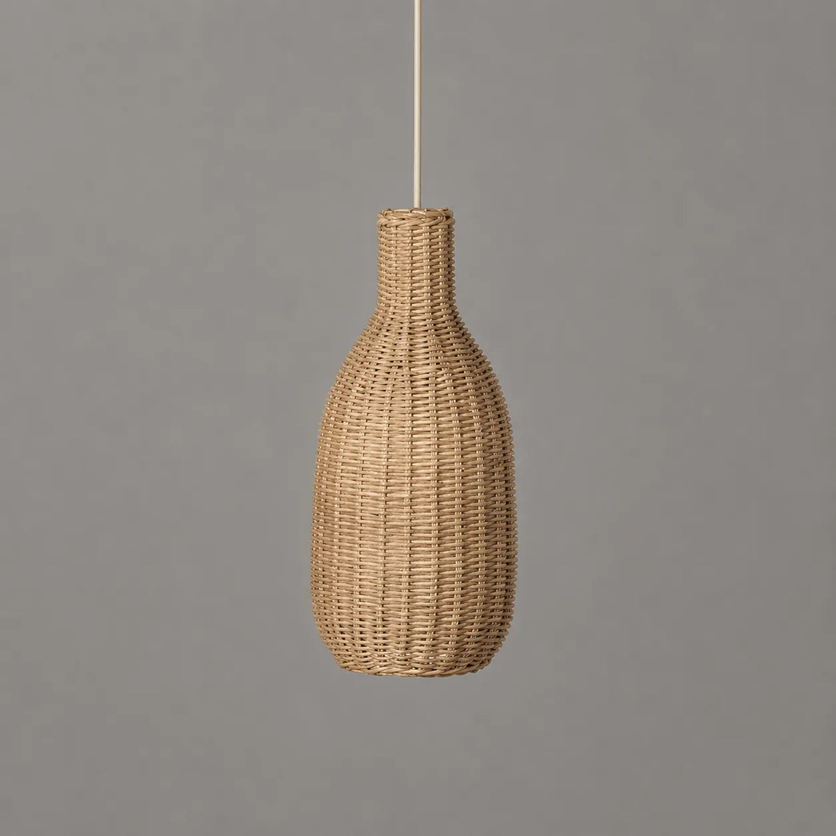 Bexley Vintage Handwoven Rattan Pendant Light