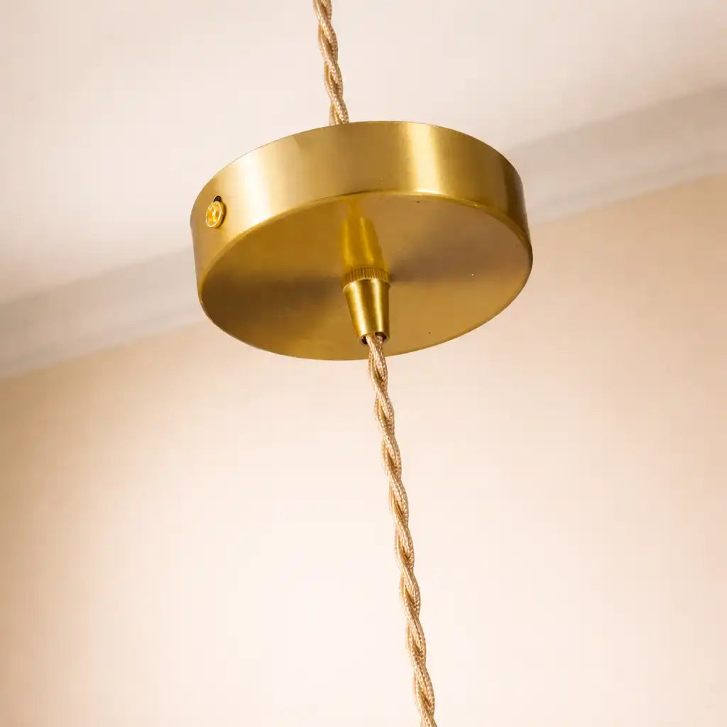 Hibiscus Modern Floral Glass Pendant Light