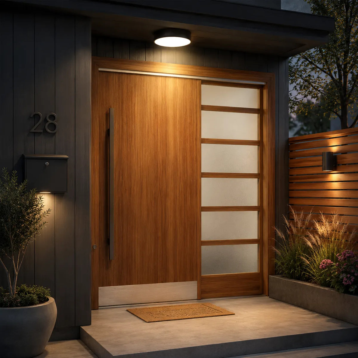 Avelira Modern IP65 LED Indoor & Outdoor Ceiling Light