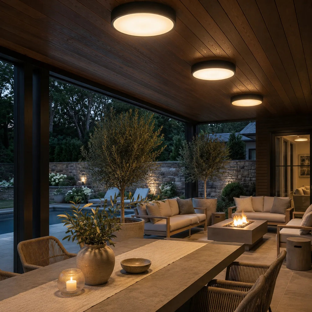 Avelira Modern IP65 LED Indoor & Outdoor Ceiling Light