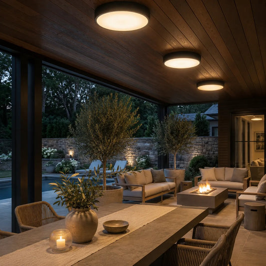 Avelira Modern IP65 LED Indoor & Outdoor Ceiling Light