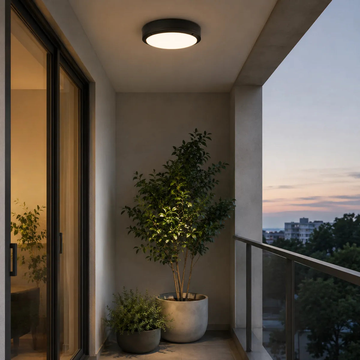 Avelira Modern IP65 LED Indoor & Outdoor Ceiling Light