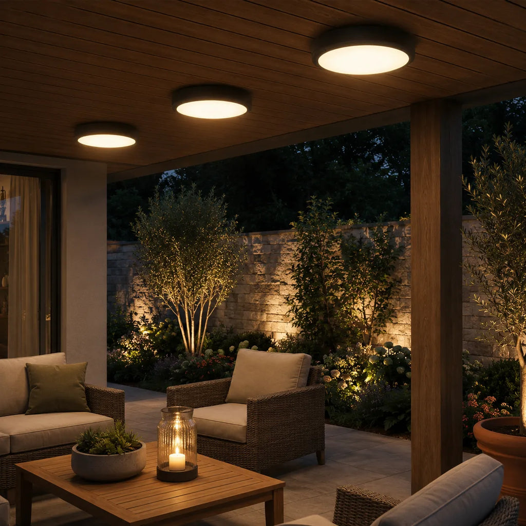 Avelira Modern IP65 LED Indoor & Outdoor Ceiling Light