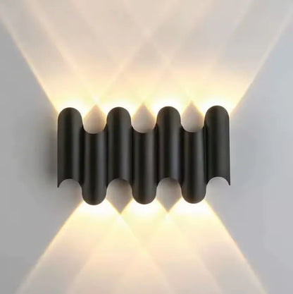 Industrial Aluminum Outdoor Wall Lantern Light
