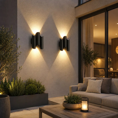 Industrial Aluminum Outdoor Wall Lantern Light