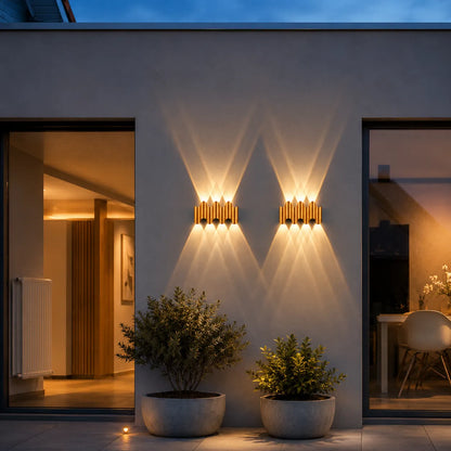 Industrial Aluminum Outdoor Wall Lantern Light
