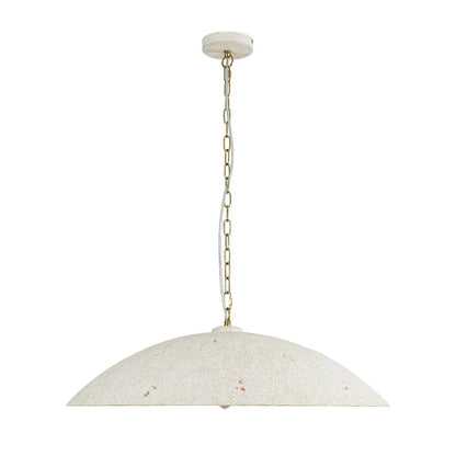 Industrial Dome Pendant Light with Antique Gold Interior