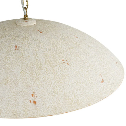 Industrial Dome Pendant Light with Antique Gold Interior