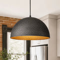 Calix Industrial Hammered Metal Dome Pendant Light