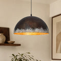 Amelie Rustic Hammered Metal Pendant Light