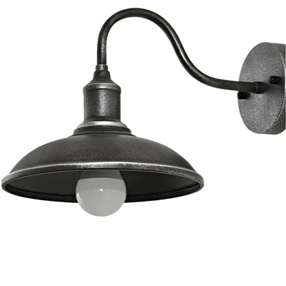 Lara Industrial Bowl Iron Wall Light
