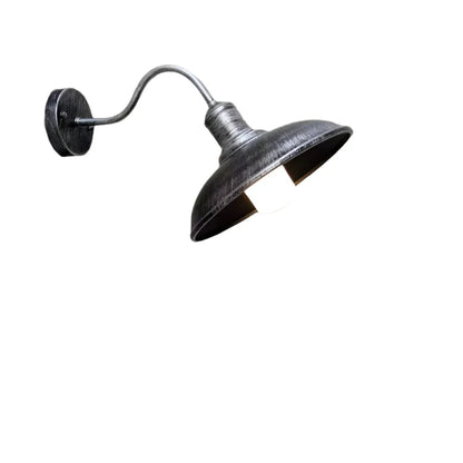Lara Industrial Bowl Iron Wall Light