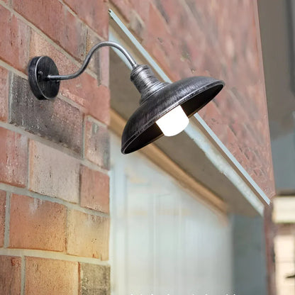 Lara Industrial Bowl Iron Wall Light